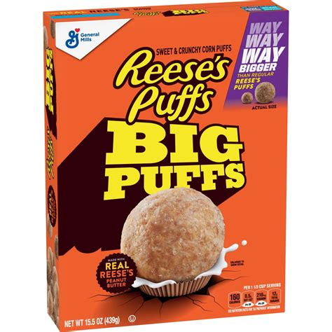 Reese's Puffs Big Puffs cereal have arrived on Walmart shelves