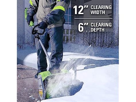 Greenworks 40V 12" Cordless Snow Shovel