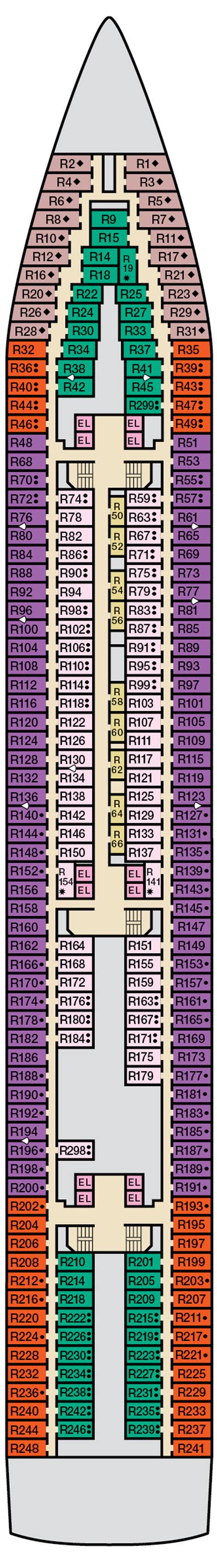 Deck Plan for Carnival Imagination | Iglu Cruise