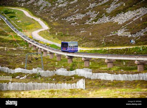 Cairngorm funicular railway Stock Photo - Alamy