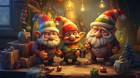 Premium AI Image | Christmas cartoon art