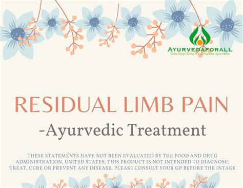 RESIDUAL LIMB PAIN- Ayurvedic Treatment, Diet, Exercises, Research Papers, Yoga & Pranayama ...