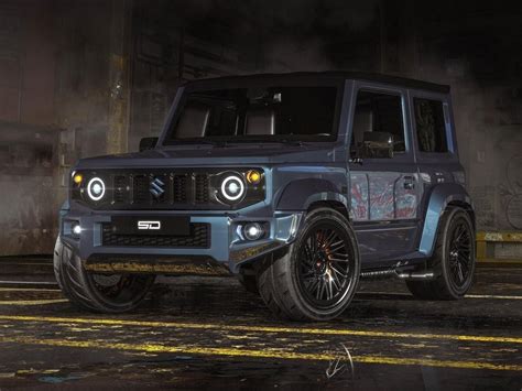 Suzuki Jimny Digitally Imagined As A Low-Slung Performance SUV