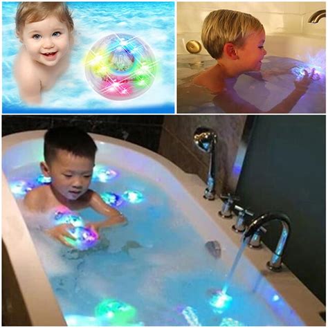 Novelty Boy Kids Bath Toys Fun LED Party In The Tub Waterproof Bathtub ...