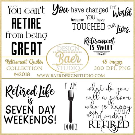 Retirement Quotes Retirement Word Art Digital Quotes - Etsy