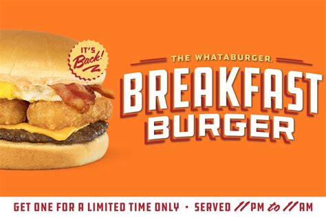 Breakfast Hours at Whataburger: Start Your Day Right! - Baked Ideas