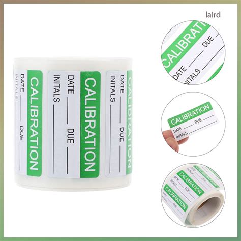 Removable Stickers Green Calibration Label Self-Adhesive sticker Removable Food Labels stickers ...