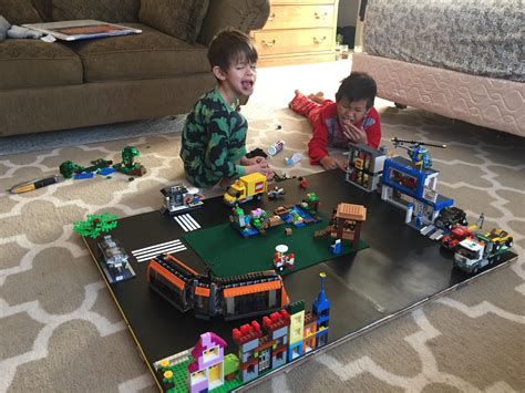 We made a Lego City for the kids. Any recommendations for improvements ...