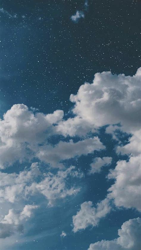 Clouds, blue, sky, stars, , nature, white, HD phone wallpaper | Peakpx