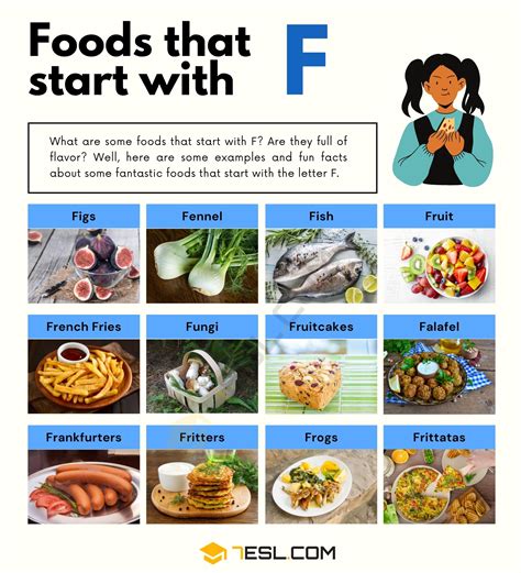 100+ Common Foods that Start with F in English • 7ESL