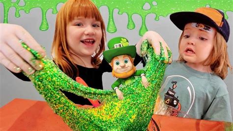 Leprechaun SLiME TRAP The Movie!! Adley & Niko make hidden pots of gold for St Patrick’s Day ...