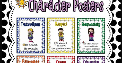 Printable Six Pillars Of Character Worksheets Free - kidsworksheetfun