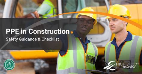 PPE in Construction | Health & Safety Guidance | Free Checklist