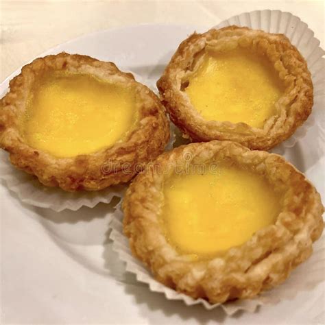 Chinese Egg Tart Dim Sum stock image. Image of tart - 256156017