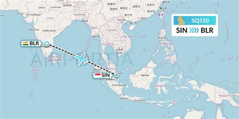 SQ510 Flight Status Singapore Airlines: Singapore to Bangalore (SIA510)