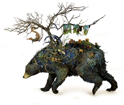 Plant & Animal sculpture by Ellen Jewett Merge - ArtPeople.Net