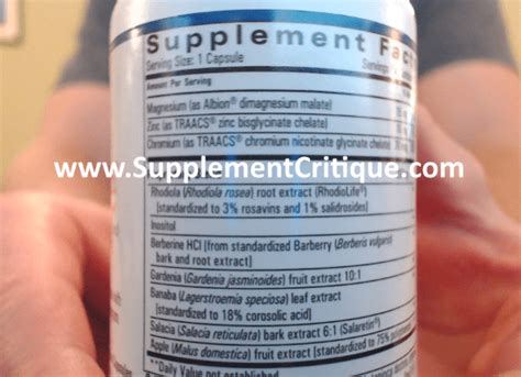 golo release supplement ingredients list | Supplement Critique