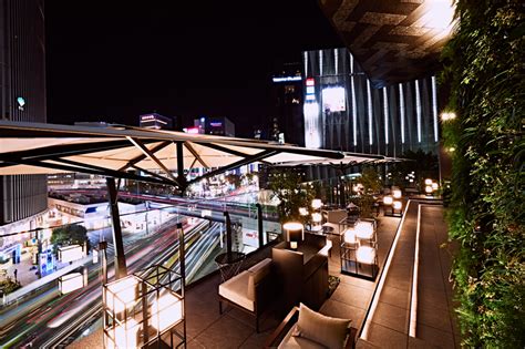 the gate hotel, with interiors by gensler, offers panoramic views of tokyo's ginza district