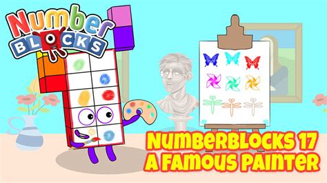 Numberblocks 17 A Famous and Reliable Painter - Best Moment New Episodes Numberblocks Fanmade # ...