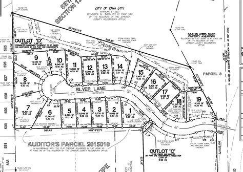 Subdivision Plat Map For Property