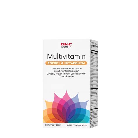 GNC Women's Multivitamin, Energy & Metabolism Dietary Supplement, 90 ...