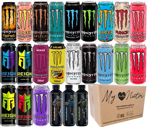 Buy Monster Energy Pick & Mix: Monarch,Rehab,Pacific,Mango Loco,Doctor ...