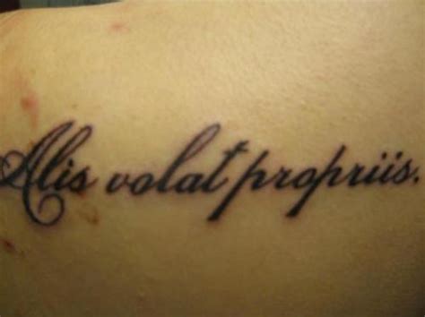 Popular Latin Phrase Tattoos Idea