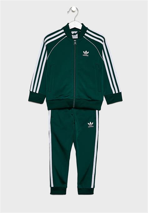 Buy adidas Originals green Kids Superstar Tracksuit for Kids in MENA ...