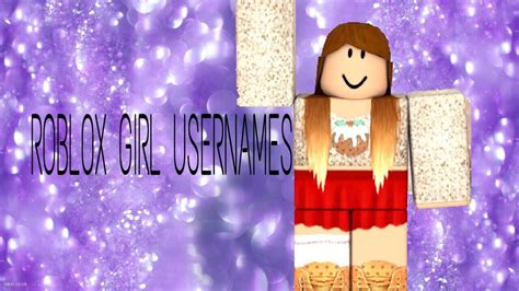 Cool ROBLOX GIRL Usernames - YouTube