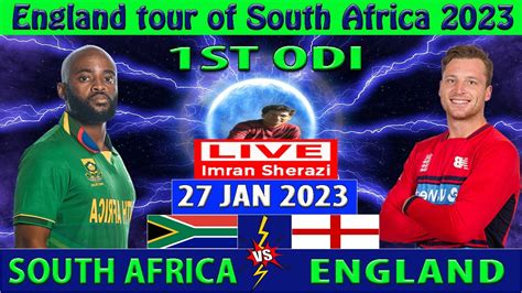 South Africa vs England | SA vs ENG | 1st ODI Match | Live Scorecard ...