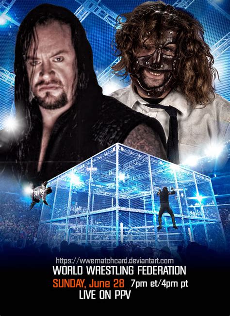 The Undertaker vs Mankind HELL IN A CELL MATCH by WWEMatchCard on ...