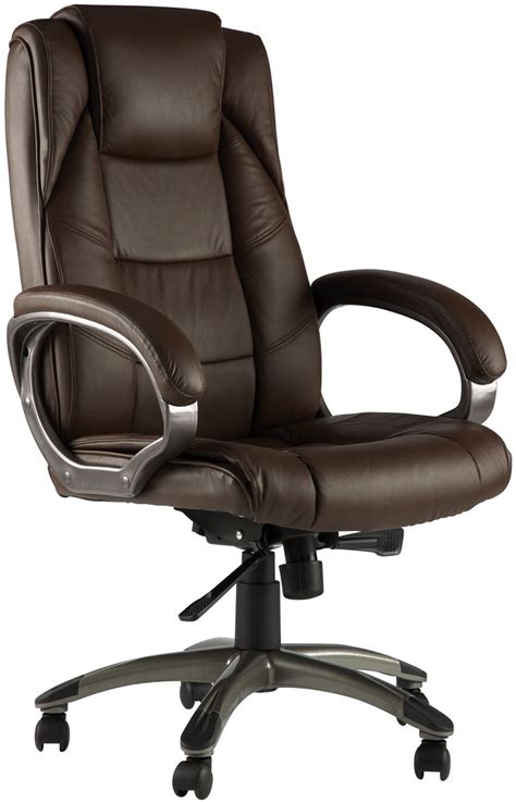 Alphason Office Chairs Northland Brown High Back Soft Feel Leather ...