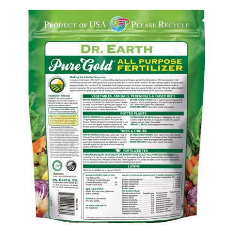 Pure Gold® All Purpose Fertilizer – Dr Earth