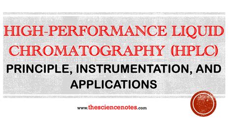 High-Performance Liquid Chromatography (HPLC): Principle ...