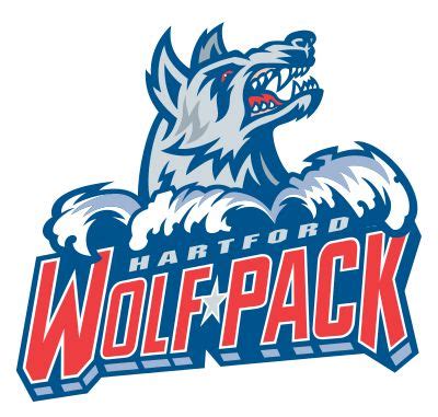 Hartford-Wolf-Pack-Logo.svg | Hockey logos, Wolf pack, American hockey league