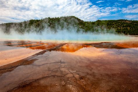 An Up Close and Personal view of the Grand Prismatic Spring, Yellowstone