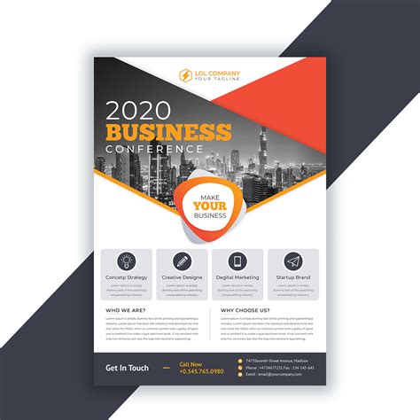 Business Conference Flyer Template on Behance