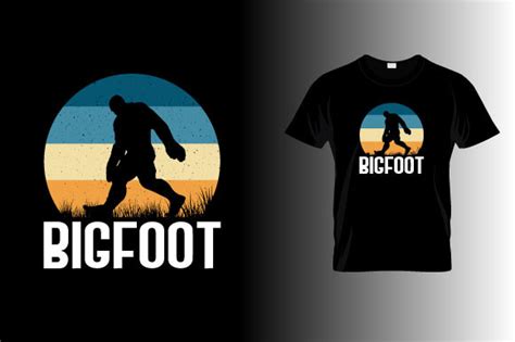 Bigfoot T-shirt Design, Bigfoot Shirt Graphic by Kanij T-Designer ...