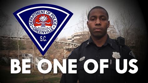 Greenville Police Department: Be One of Us - YouTube