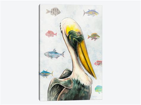 Pelican Dreams Art Print by MC Romaguera | iCanvas