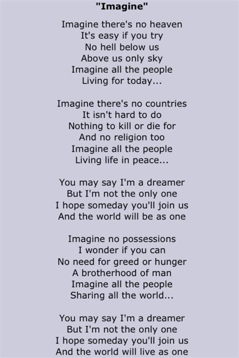 Imagine by John Lennon