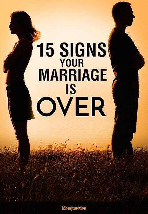 13 Signs That Your Marriage Is Over | Troubled marriage, Unhappy ...