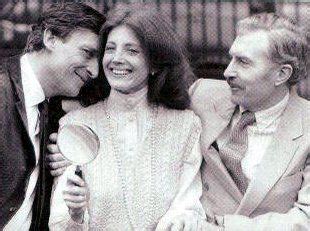 Jeremy Brett (Sherlock Holmes), Gayle Hunnicutt (Irene Adler) and David ...