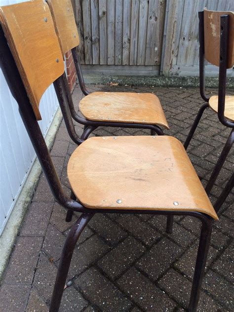 Secondhand Vintage and Reclaimed | School Furniture | 66x French Wooden ...