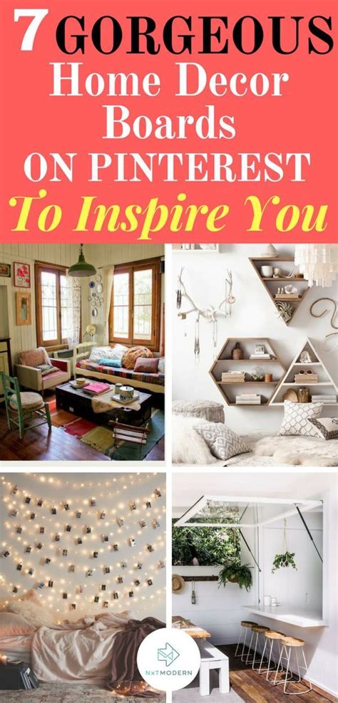 7 Home Decor Boards On Pinterest To Inspire You | Home decor, Wood interior design, Decor