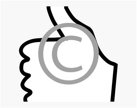 Left Hand Thumbs Up Cartoon, HD Png Download - kindpng