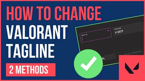 CHANGE VALORANT TAGLINE | How To Change Tagline In Valorant 2024 - YouTube