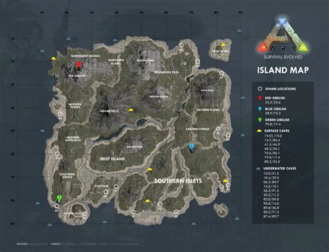 Ark Survival Evolved Interactive Map - Maping Resources