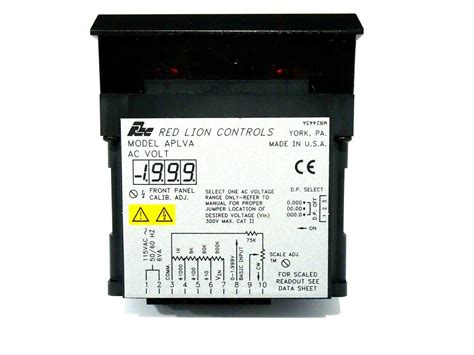 NEW RED LION CONTROLS APLVA400 PANEL METER - SB Industrial Supply, Inc.