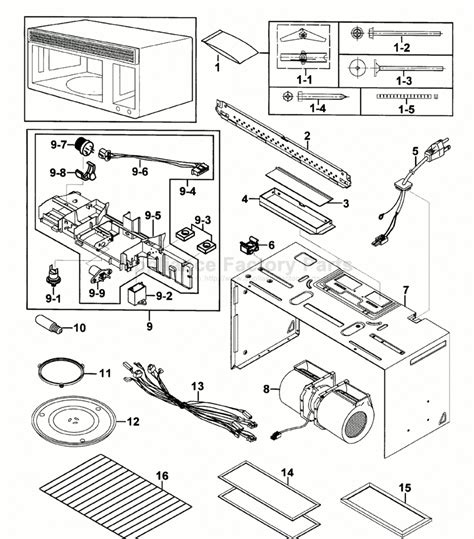 Samsung SMH7185STG/XAA Parts | Microwaves